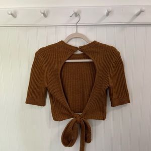 Forever 21 Backless Sweater NWOT